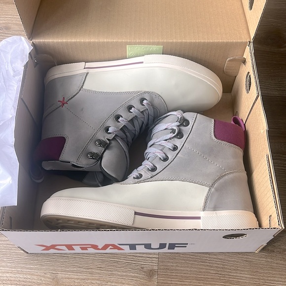 Xtratuf Ankle 6in Lace Leather Deck Boot-Women's 8.5-9 - Picture 2 of 5